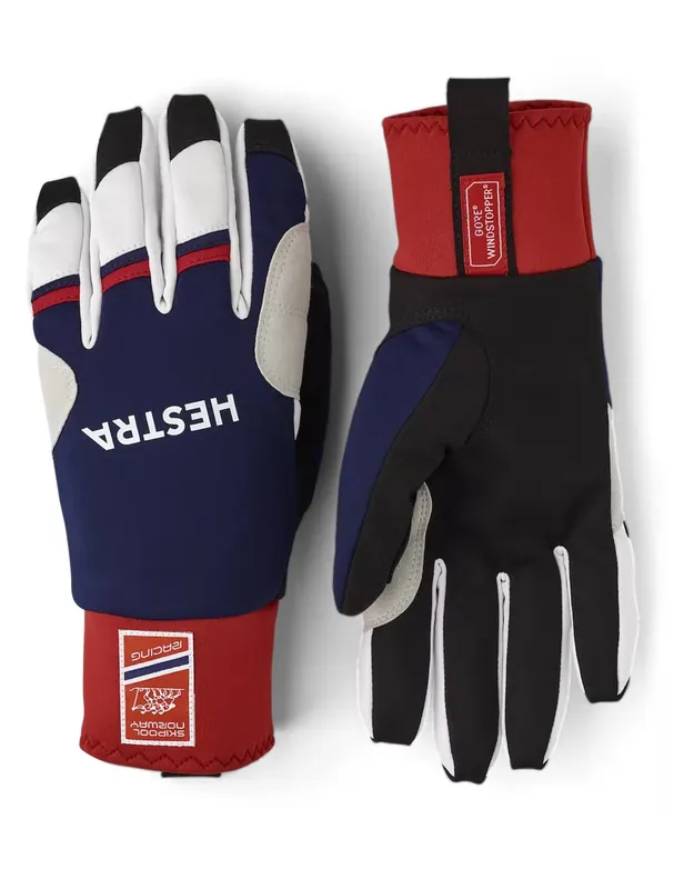 Hoge Kwaliteit Glove Windstopper Race Tracker Navy / Red