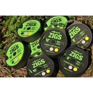 Aanbieding Korda Ready Zigs Barbed (3 pcs) - Haak Mixa size 10 - 3.6kg (incl Free Hookbaits)