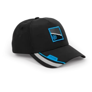 Koop Vandaag Preston Black Apex Cap – Lichtgewicht Ripstop-Stijl Viscap met Subtiele Branding en Verstelbare Pasvorm