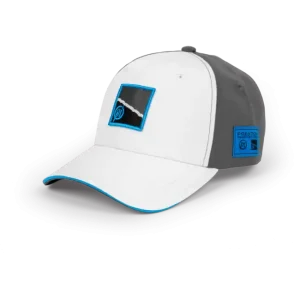 Hete Deal Preston White Drift Cap – Licht Reflecterende Witte Viscap met Sterke Klep, Preston Logo en One Size Pasvorm
