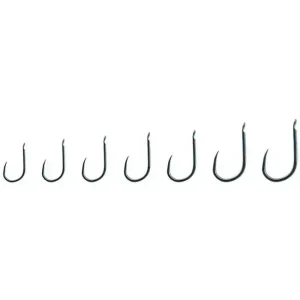 Tubertini Black Chrome Serie 800 25pcs – Zeer Sterke Weerhaakloze Haak met Dikke Draad en Naar Binnen Gebogen Punt voor Commercials, Brasem, F1’s en Karper Hete Deal